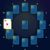 Clock Solitaire card clock