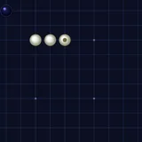 Cosmic Gomoku five-in-a-row board